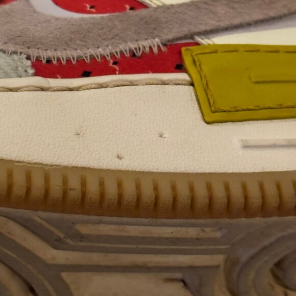 Nike Air Force 1 Low ShadowMulti Print Houndstooth Sneakers Size 7.5 - Picture 10 of 10